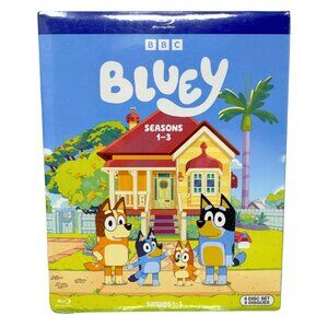 Bluey: Season 1-3 (Blu-ray) TV Series Brand New and Sealed!!!
